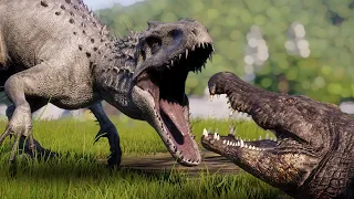 Jurassic World Evolution: BIGGEST BATTLE YET!!! - ALL DINOSAURS + MORE! | Jurassic World Evolution