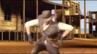 John marston doing orange justice to the house building song