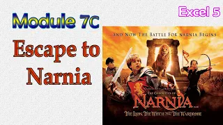 Excel 5 grade Module 7c Escape to Narnia