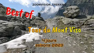 Best of : Trekking  4 Jours autour du Mont  Viso, un Plaisir pour les Yeux.