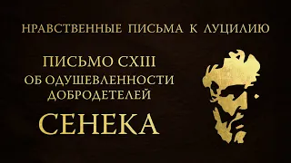 Письмо 113. Об одушевленности добродетелей