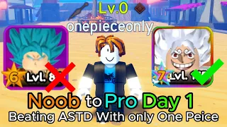 Is a noob to pro possible with only one piece units | ASTD