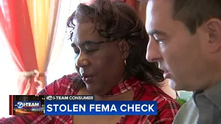 South suburban woman says FEMA check was stolen and cashed