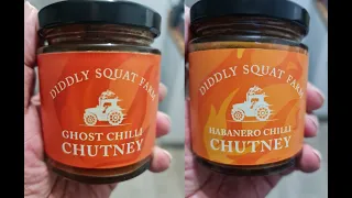 Trying a couple of Diddly Squat Farm chilli chutneys