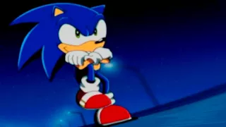 "Sonic BOOM! He's moving faster than the speed of sound!"