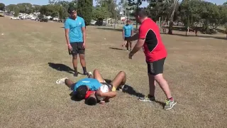 Rugby League Ruck Control in Dominant Tackle COACH & PLAYER