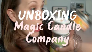 Magic Candle Company Unboxing - HONEST REVIEW! - Disney Candle Scents