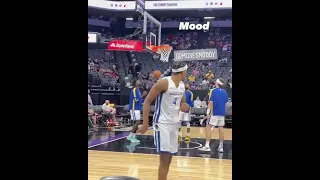 Golden State Rookie Moses Moody Shoot The Threes Without Looking. #Shorts