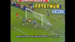 Argentina 3 x 1 Holanda - Copa de 1978 - Rádio Globo