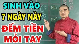 GIÀU HƠN TRÚNG SỐ Nếu Nhà có người sinh vào 7 NGÀY ÂM LỊCH này cả GIA ĐÌNH đều hưởng PHÚ QUÝ TÀI LỘC