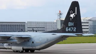 VMGR-252 "Otis" tail art | United States Marines Lockheed Martin KC-130J 166742 at Cambridge