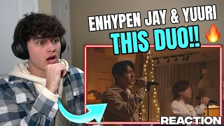 ENHYPEN JAY & Yuuri - Dry Flower [Collaboration Cover] REACTION! THIS DUO!! 🔥