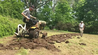 1976 Sears SS16 Plowing Yard