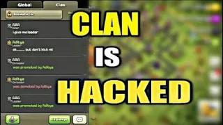 My Clan Is Hacked By Hooper...........  Clash Of Clans😱😢😢😢