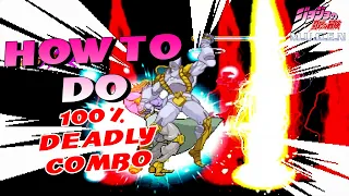 How to do Heaven Ascension DIO 100% one hit deadly combo