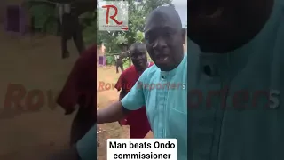 PANDEMONIUM AS MAN BEATS ONDO WOMEN AFFAIRS COMMISSIONER #wahala