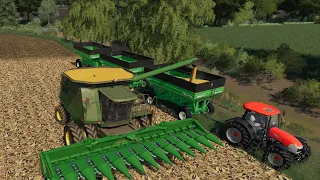 Farmersburg Ep#5 | Harvest | FS19 Timelapse | Farming Simulator 19 Timelapse