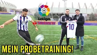 Mein Probetraining bei La Liga Club Real Valladolid!