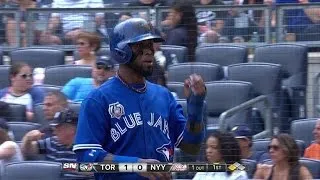 TOR@NYY: Bautista plates Reyes with a groundout