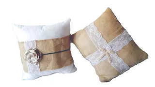 How to Make a Pillow with Jute