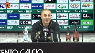 #MODENABENEVENTO: LA CONFERENZA PRE GARA DI MISTER FABIO CANNAVARO