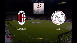 Milan v Ajax | UEFA Champions League 1996-1997 | Semi-finals | 1st Leg | PES 2021