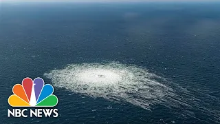 Video Shows Bubbling Surface Of Baltic Sea Caused By Nord Stream Pipeline Leak