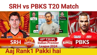 SRH vs PBKS Dream11 Prediction|SRH vs PBKS Dream11 Team|Hyderabad vs Punjab Dream11 IPL 69 T20 Match