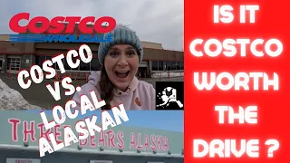 Local Alaskan Grocery Vs Costco Anchorage, Weekly Shopping is the drive worth it #alaska #costcohaul