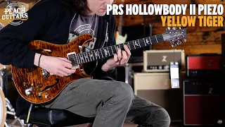 No Talking...Just Tones | PRS Hollowbody II Piezo - Yellow Tiger