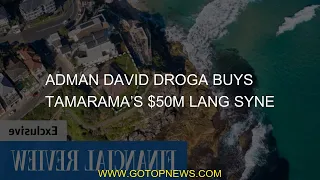 Adman David Droga buys Tamarama’s $50m Lang Syne