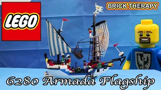 Vintage LEGO Pirates set 6280 Armada Flagship Build and Review