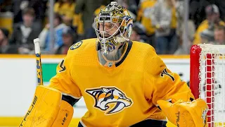 Juuse Saros Records 64 Saves vs Carolina