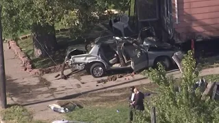 2 killed, 3 injured in car crash while fleeing police