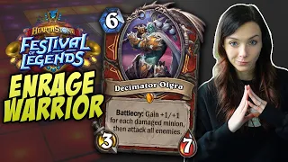 Enrage Warrior KINDA WORKS In this Meta! | Alliestrasza Hearthstone