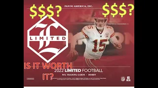 2022 Panini Limited Football - Is it worth it? Product Analysis, Case Break Simulation, & Review