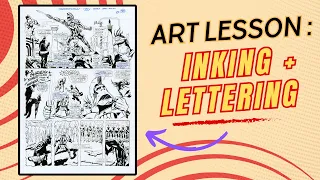 How to HAND INK & LETTER Your Comic Pages