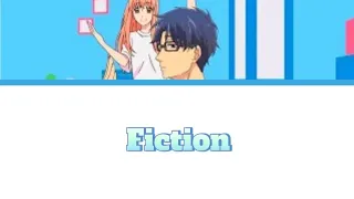 Fiction - Sumika [KAN/ROM/ENG ] Lyrics (Wotaku Ni Koi Wa Muzukashi Opening) #anime #lyrics #sumika