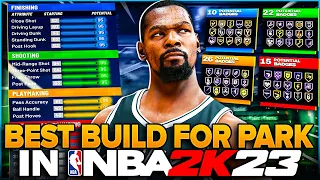 NBA 2K LEAGUE PRO SHOWS BEST BUILD IN NBA 2K23! *BEST PARK BUILD IN NBA 2K23*