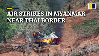 Myanmar military launches more air strikes after ethnic Karen fighters attack army outpost