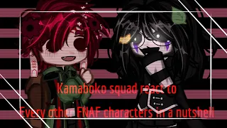 Kamaboko Squad react to Every other FNAF characters in a nutshell | credits in desc!