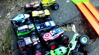 Монстр Траки Хот Вилс Гонки на ВЫЖИВАНИЕ! Monster Truck HOT WHEELS!