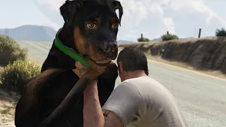 GTA 5 Trevor Kills Chop For Barking at him