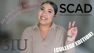 10 Back to School Tips and Tricks (COLLEGE EDITION) | Mackenzie Marie