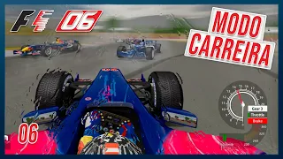 F1 2006 PS3 Championship Edition Modo Carreira EP 06 GP Espanha - Somos o 1° PILOTO e deu ZICA...