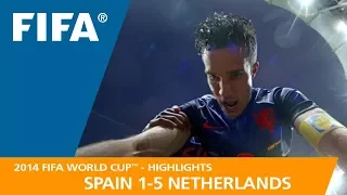 Spain v Netherlands | 2014 FIFA World Cup | Match Highlights