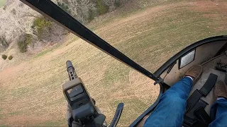 Helicopter coyote/hog hunt in Oklahoma