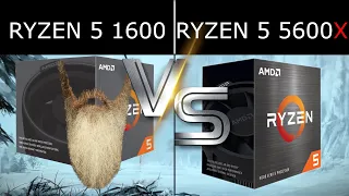 Ryzen 5 1600 VS 5600X. Can 1600 finally Go To Long Earned Retirement? 1080p Gaming Bencmarks