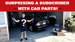 SURPRISING A Subscriber With CAR PARTS!