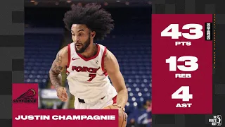 Justin Champagnie Puts Up a MASSIVE 43 PTS and 13 REB Performance!